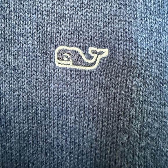 Vineyard Vines Men’s Blue Cotton Cashmere Sweater Pullover Crewneck Size L - Picture 3 of 9